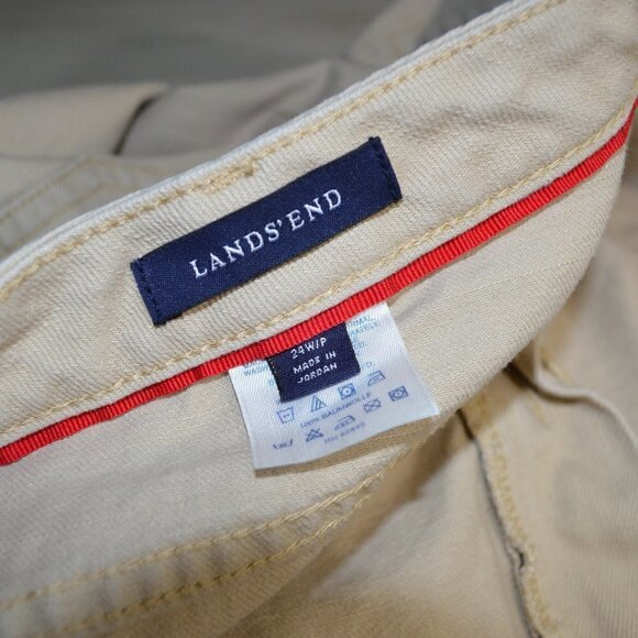 Lands End Khaki Colored Jeans Women's Size 24WP - Picture 2 of 3